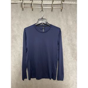 Ten Thousand Shirt Men's M Blue Golf Performance Huckberry Versatile Long Sleeve